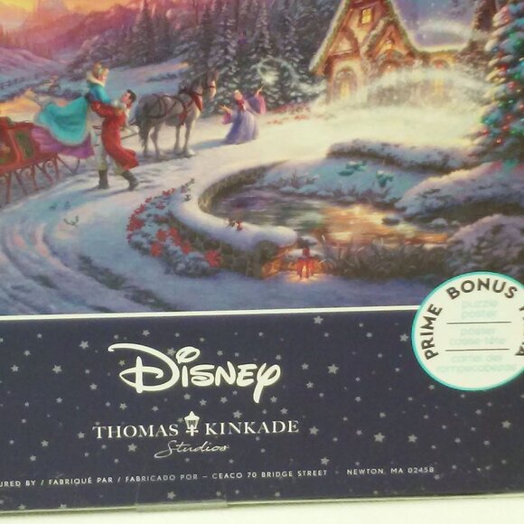 Thomas Kinkade Studios Disney Cinderella Bringing Tree Puzzle Sealed New NIP - Picture 4 of 11